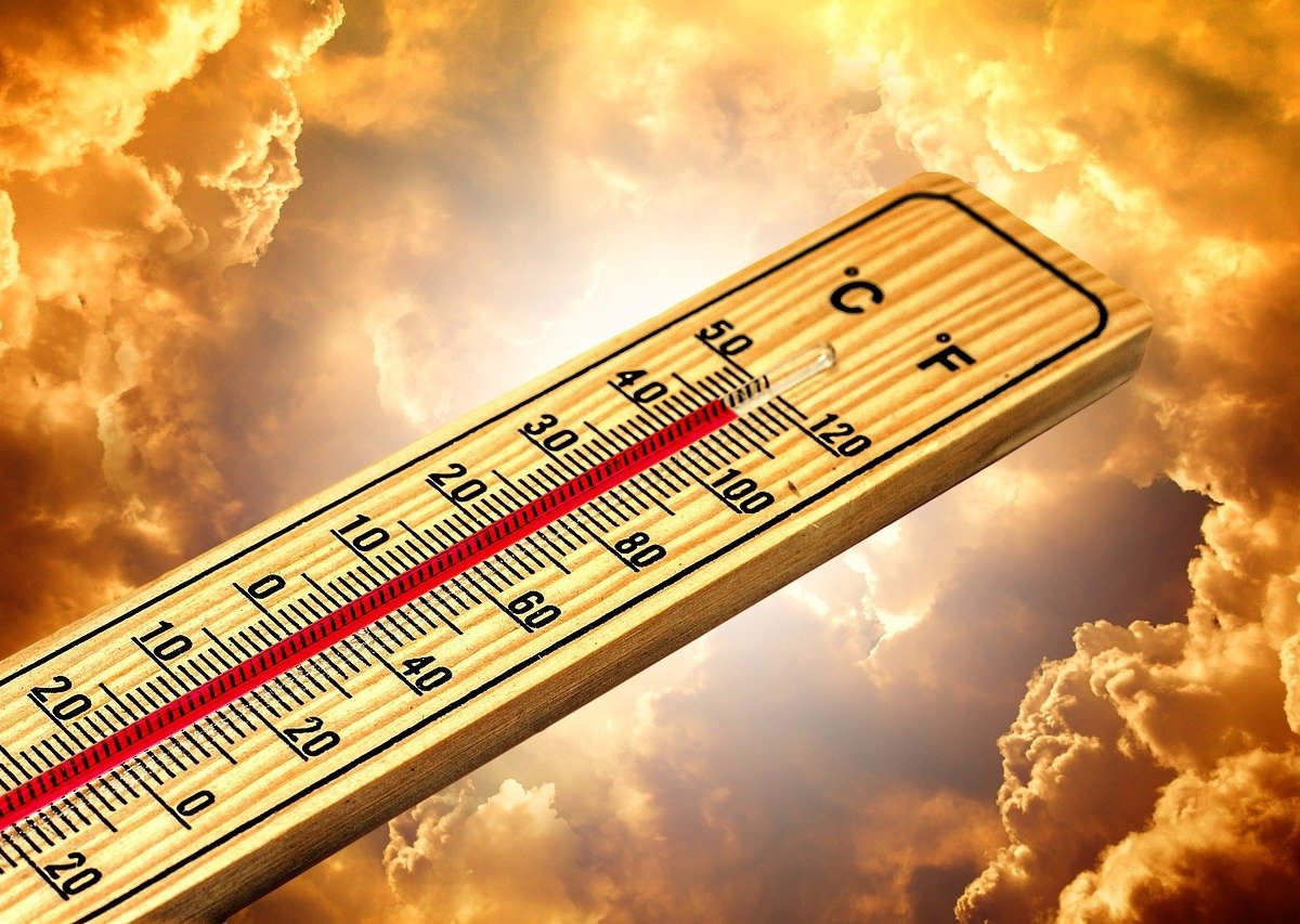 Thermometer Sommer Sonnenallergie Hitzeallergie